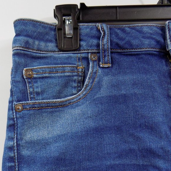 American Eagle Outfitters Next Level Stretched Denim Shorts Size 14 - Picture 2 of 7